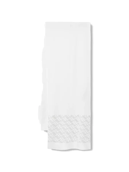 Šal Guess s autogramom bijela