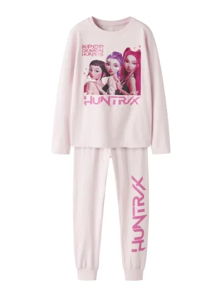 NAME IT Pijamale NKFARA KPOP lila / roz / rosé negru