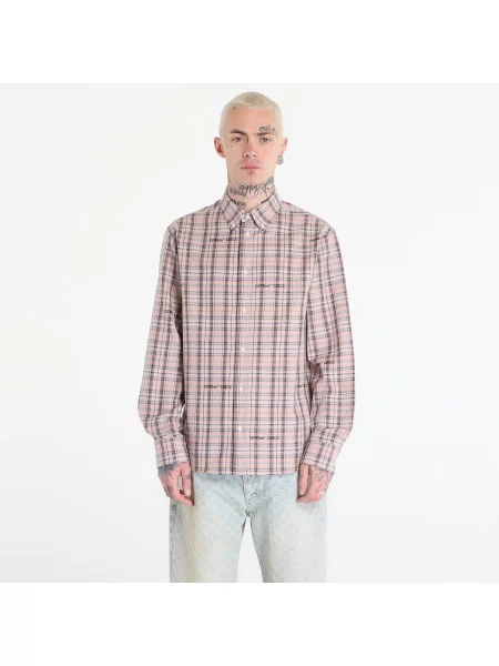 Cămașă Off-White Flannel Regular Shirt Mauve Morn S alb