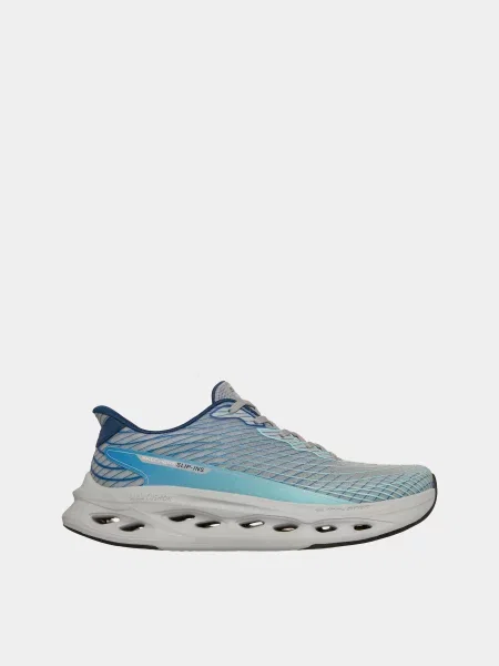 Кожаные кроссовки для бега Skechers серые