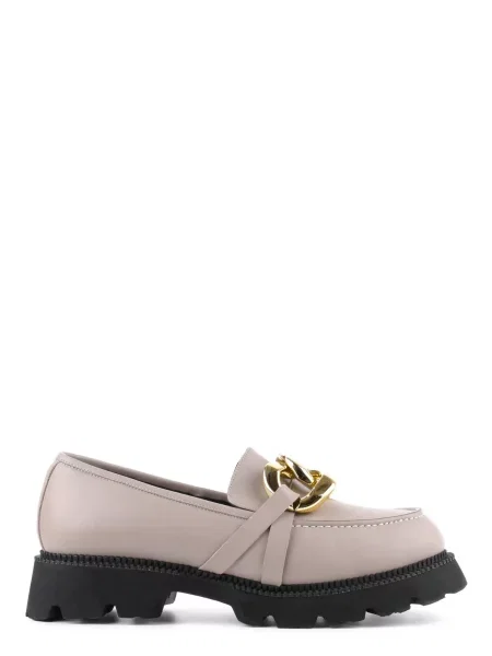 Шкіряні Лофери ILVI бежевий