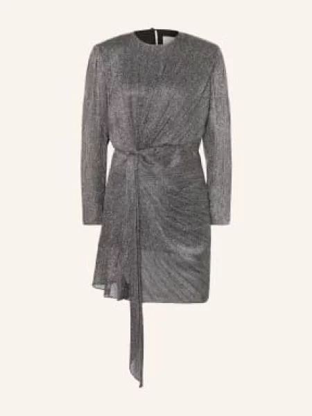 Isabel Marant Sukienka Koktajlowa Evola silber srebrna