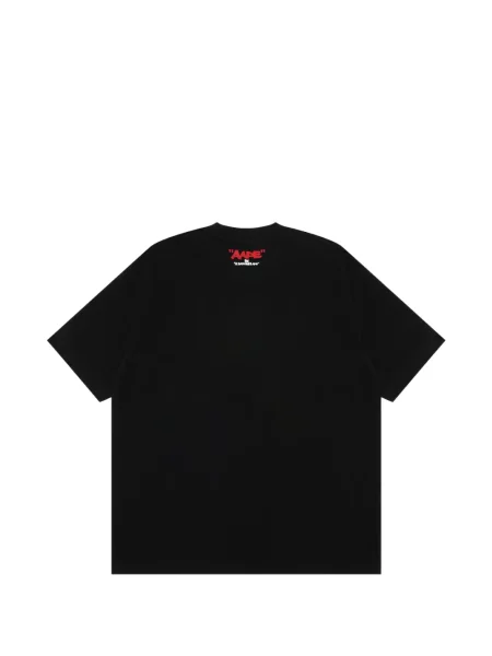 Tricou Aape By A Bathing Ape cu imagine negru