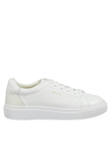 Sneakerși Gant din piele alb