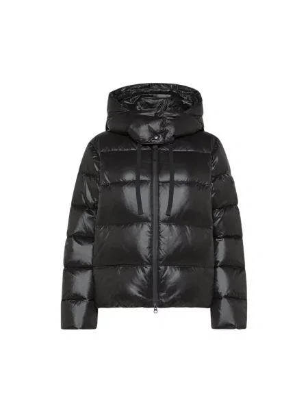 Pikowana kurtka puchowa Peuterey czarna
