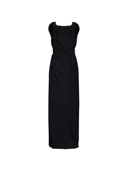 Rochie Vivienne Westwood asimetrică drapată negru