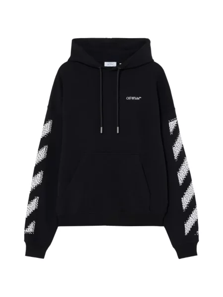 Суичър с качулка Off-white бяло
