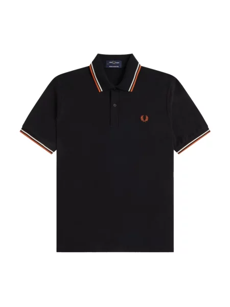 Koszulka polo Fred Perry czarna