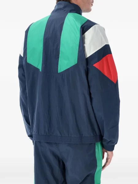 Hanorac Adidas plasă cu autograf cu dungi negru