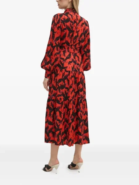 Костюм миди рокля Dvf Diane Von Furstenberg до коляното
