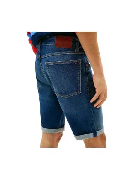 Tommy Jeans Szorty jeansowe Ronnie Granatowy niebieskie