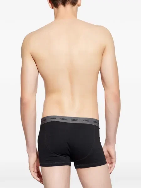 Pantaloni scurți Diesel cu autograf negru