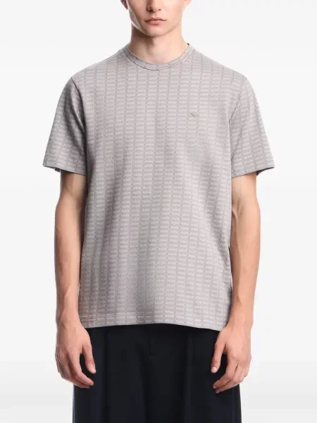 Πλεκτή μπλούζα Emporio Armani γκρι
