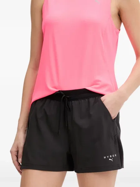 Pantaloni scurți Puma cu imagine negru