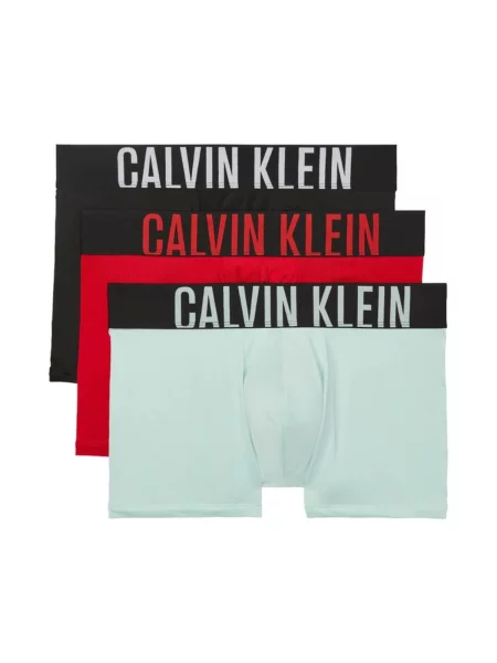 Calvin Klein Underwear Boxeri Intense Power verde mentă / roșu / negru alb