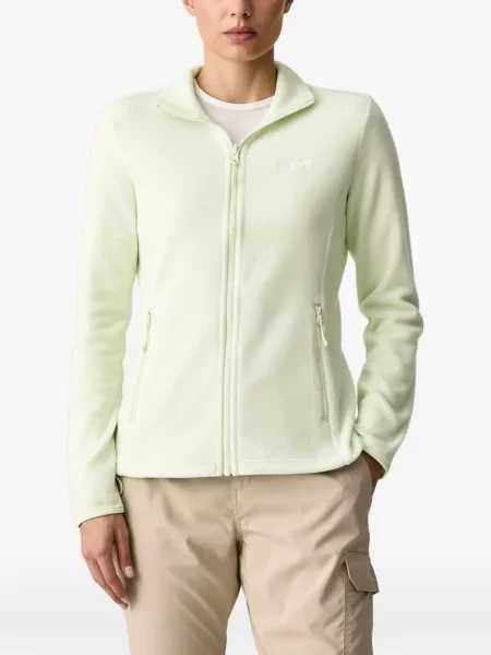 Hanorac cu fermoar Jack Wolfskin cu autograf verde