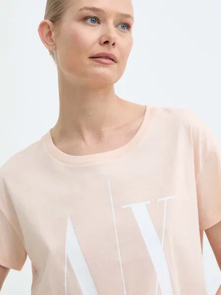 Armani Exchange Kratka majica oranžna