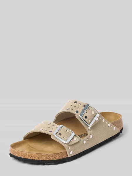 Trampki Birkenstock Arizona Rivets Suede Leather Taupe EUR 38 beżowe