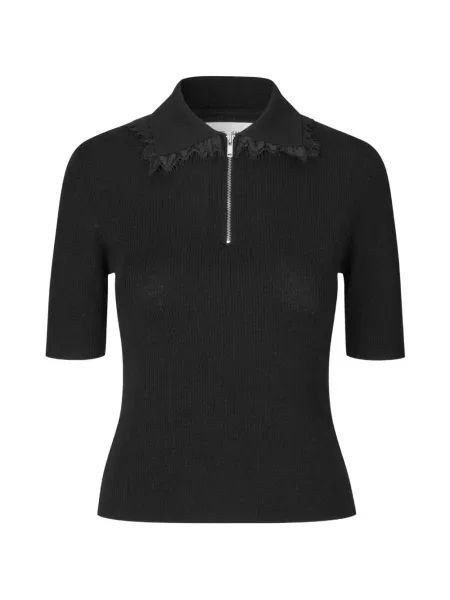 Top Samsøe Samsøe tricotate negru