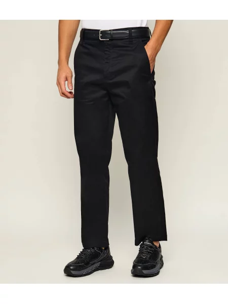HUGO Pantaloni | Straight fit negru