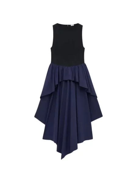 Rochie Loewe asimetrică albastru