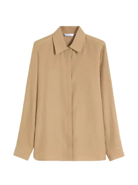 Gulerat cămașă Max Mara de in