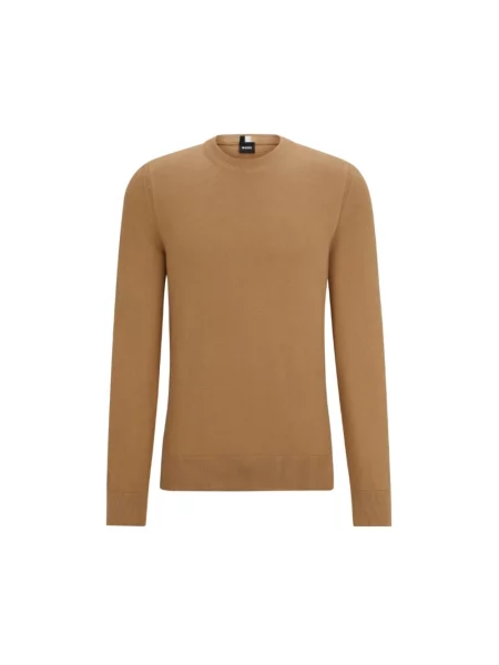 Sweter Hugo Boss z kaszmiru beżowy