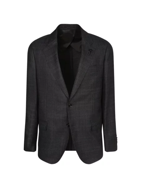 Costum Lardini în carouri gri