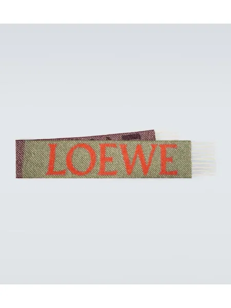 Fular Loewe cu franjuri de lână