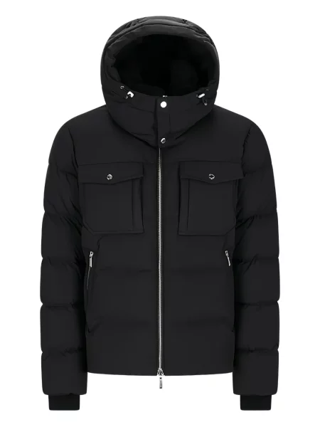 Geacă Moorer cu glugă negru