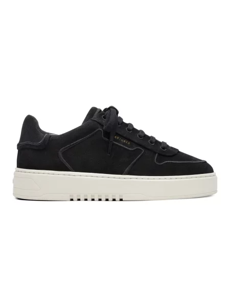 Haftowane sneakersy Axel Arigato skórzane czarne