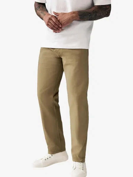 Next Pantaloni eleganți cappuccino maro