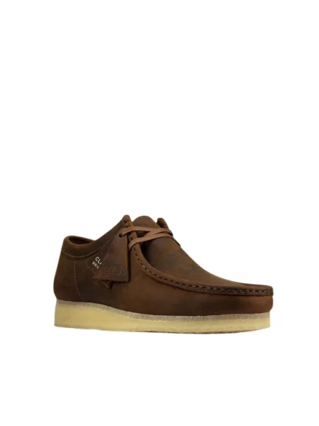 Półbuty Clarks zamszowe brązowe