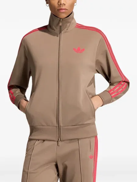 Top Adidas cu broderie alergare din jerseu negru