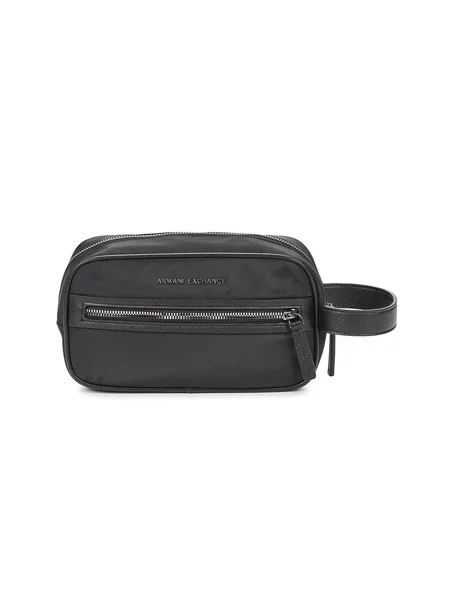Armani Exchange kozmetična torbica črna