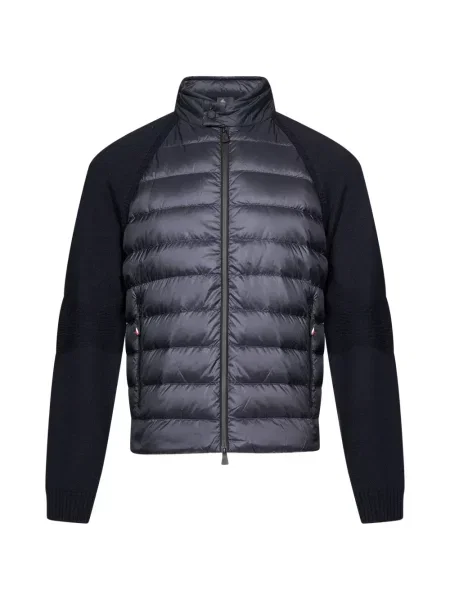 Matlasat cardigan Moncler Grenoble albastru