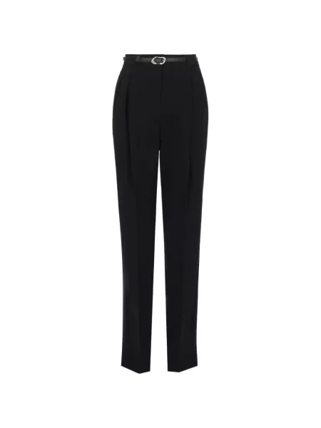Cu centură pantaloni Max Mara negru