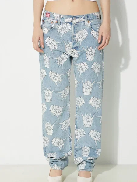 Дънки Levi's x Gundam SEED синьо