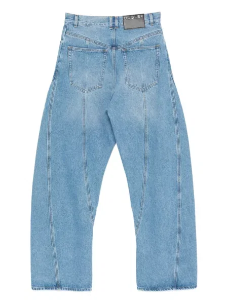 Blugi Mugler albastru
