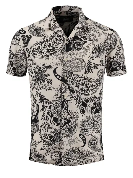 Key Largo Cămașă Keys bej negru