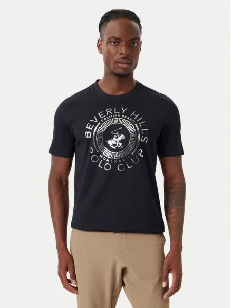 Beverly Hills Polo Club T-Shirt Σκούρο μπλε