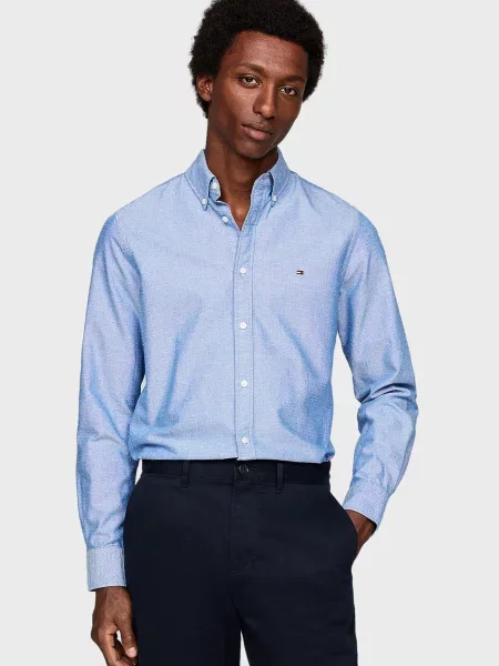 Сорочка Tommy Hilfiger блакитна