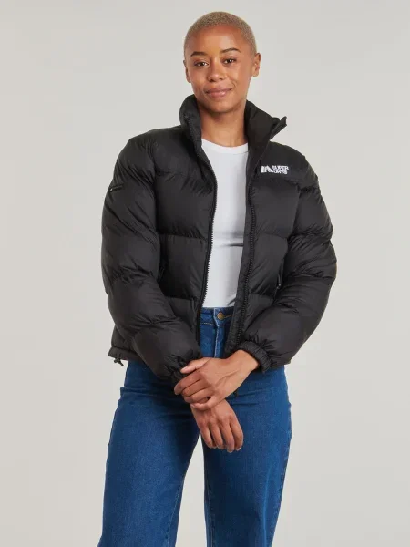 Geacă Superdry cu glugă negru