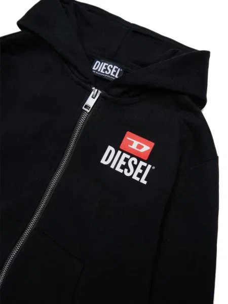 Bluza z kapturem dziecięca Diesel czarna