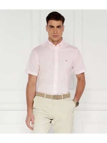 Tommy Hilfiger Cămașă FLEX POPLIN roz