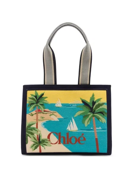 Shopper táska Chloe kék
