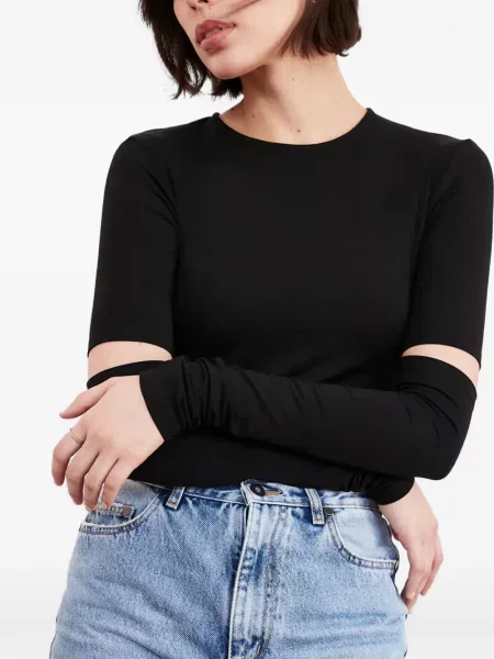 Top Marcella lung negru