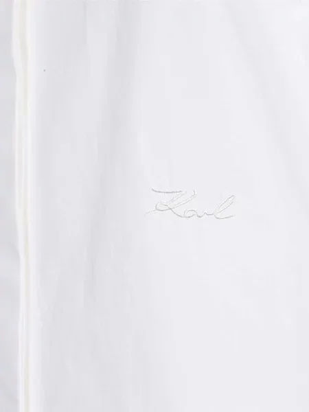 Rochie Karl Lagerfeld cu broderie alb