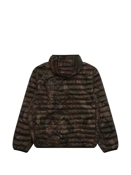 Καπιτονέ μπουφάν Aape By *a Bathing Ape® με σχέδιο παραλλαγής καφέ