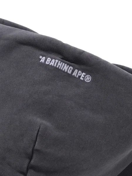 Hanorac cu glugă A Bathing Ape® cu imagine gri
